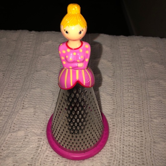 PYLONES Collectable Culinary Art Graters Grater 10” Blond Woman In Pink Dress - Picture 1 of 7